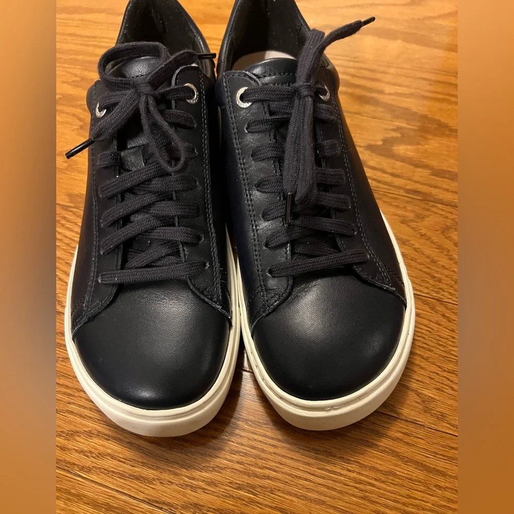 Birkenstock midnight BLUE Bend low leather shoes, sneakers, women size 38 or 7.5 - Picture 6 of 13